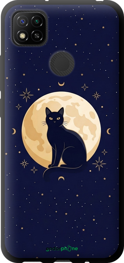TPU чехол Cute Cat Celestial/Witchy для Xiaomi Redmi 9C - 6787b-2035 изображение 