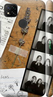 3D пластиковый матовый чехол Aesthetic Scrapbook Collage для Xiaomi Redmi 9C - 6773m-2035 изображение 