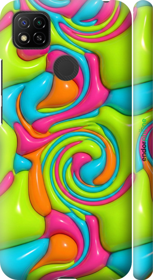 3D пластиковый матовый чехол Y2K Jelly Dream для Xiaomi Redmi 9C - 6780m-2035 изображение 