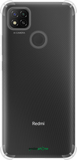 Силіконовий протиударний с посиленими кутами чохол 'Прозорий' для Xiaomi Redmi 9C зображення 8