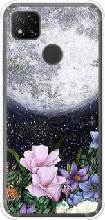 Силикон с усиленными углами чехол Полночь в саду для Xiaomi Redmi 9C - 6259sp-2035 изображение 