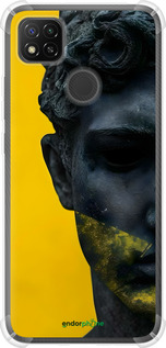 Силикон с усиленными углами чехол Статуя арт для Xiaomi Redmi 9C - 6330sp-2035 изображение 