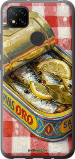 Силиконовый чехол Vintage Sardine Tin Phone для Xiaomi Redmi 9C - 6772u-2035 изображение 