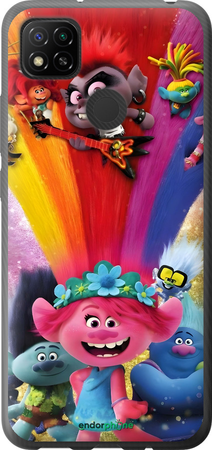 Силіконовий чехол Тролі для Xiaomi Redmi 9C - 6343u-2035 изображение 