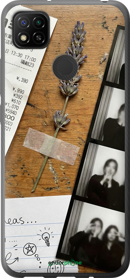 Силиконовый чехол Aesthetic Scrapbook Collage для Xiaomi Redmi 9C - 6773u-2035 изображение 