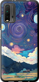 TPU чехол Креативный арт для Xiaomi Redmi 9T - 6322b-2257 изображение 