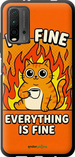 TPU чехол 'Funny Cat' для Xiaomi Redmi 9T изображение 9