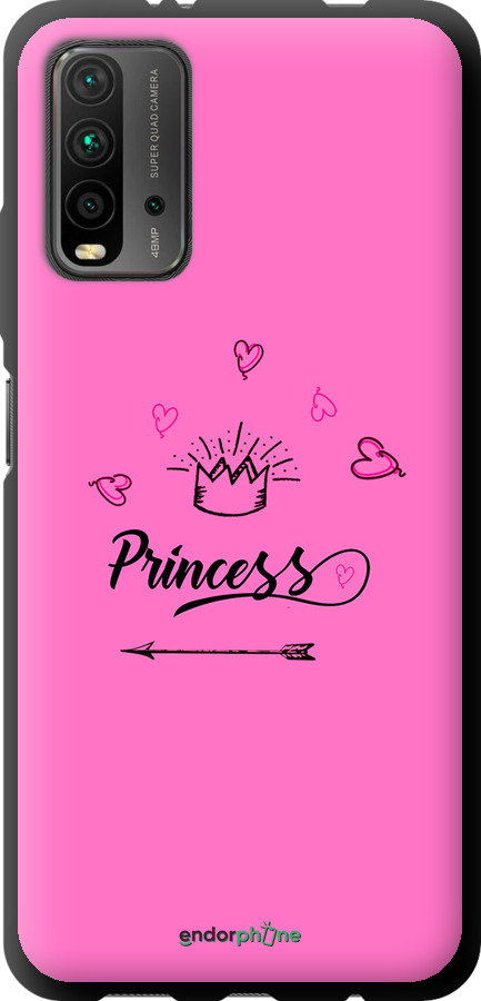 TPU чехол Princess для Xiaomi Redmi 9T - 4361b-2257 изображение 