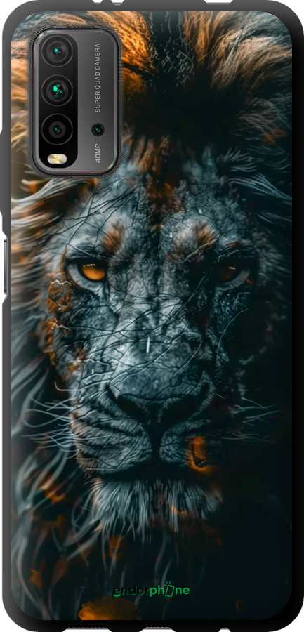 TPU чехол Лев у сутінках для Xiaomi Redmi 9T - 6154b-2257 изображение 