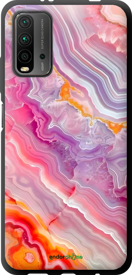 TPU чехол Мрамор 2 для Xiaomi Redmi 9T - 6307b-2257 изображение 
