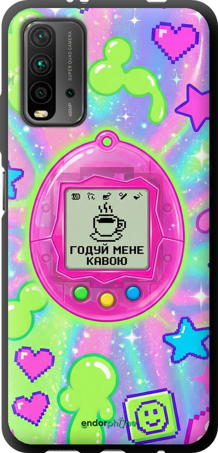 TPU чехол Y2K Aesthetic Retro Pet: Годуй мене кавою для Xiaomi Redmi 9T - 6784b-2257 изображение 
