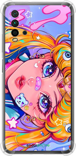 Силикон с усиленными углами чехол Сейлор Мун 4 для Xiaomi Redmi 9T - 6353sp-2257 изображение 