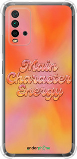 Силіконовий протиударний с посиленими кутами чехол Aura Gradient Main Character Energy Aesthetic Y2K для Xiaomi Redmi 9T - 6783sp-2257 изображение 