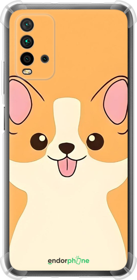Силіконовий протиударний с посиленими кутами чехол Милый пес для Xiaomi Redmi 9T - 6296sp-2257 изображение 