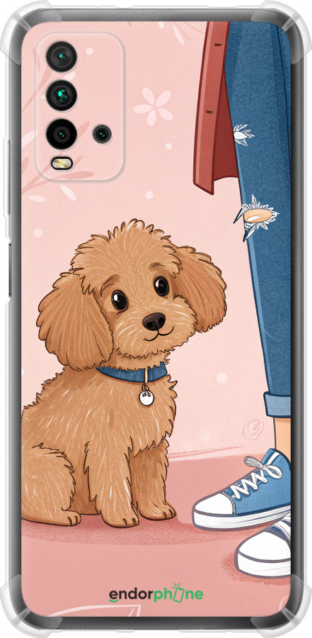 Силикон с усиленными углами чехол Мальтипу 3 для Xiaomi Redmi 9T - 6706sp-2257 изображение 