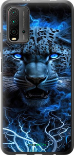 2D пластиковый чехол Ледяной леопард для Xiaomi Redmi 9T - 6460t-2257 изображение 