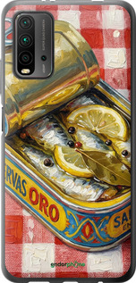 2D пластиковый чехол Vintage Sardine Tin Phone для Xiaomi Redmi 9T - 6772t-2257 изображение 