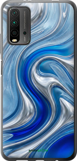 2D пластиковый чехол Liquid Chrome для Xiaomi Redmi 9T - 6781t-2257 изображение 