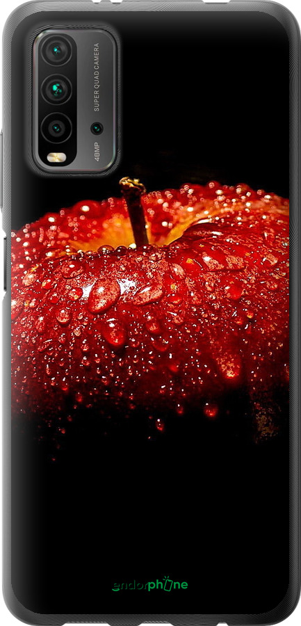 2D пластиковый чехол Яблоко для Xiaomi Redmi 9T - 6022t-2257 изображение 