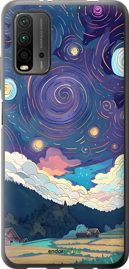 2D пластиковий чехол Креативний арт для Xiaomi Redmi 9T - 6322t-2257 изображение 