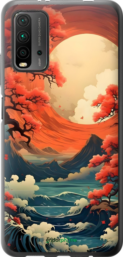2D пластиковый чехол Природа японии для Xiaomi Redmi 9T - 6327t-2257 изображение 
