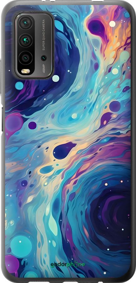 Силіконовий чехол Арт акварель для Xiaomi Redmi 9T - 6329u-2257 изображение 