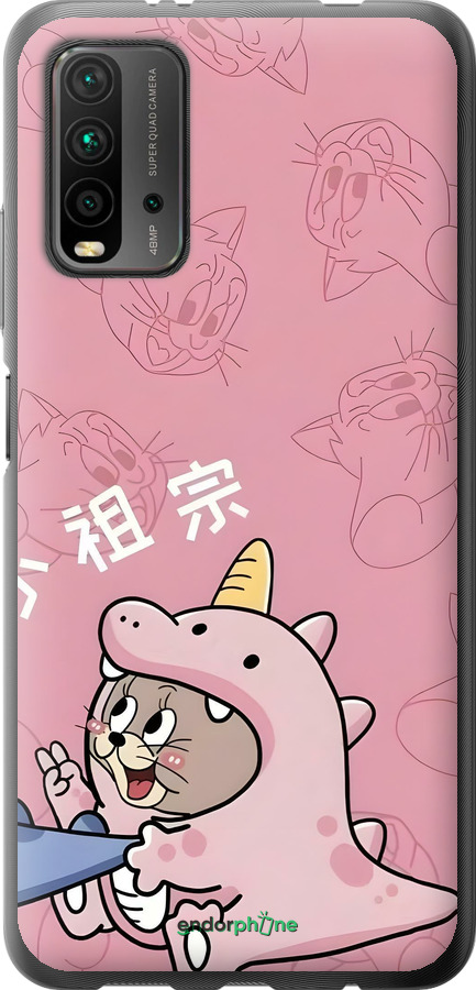 2D пластиковий чехол Том і джеррі 2 для Xiaomi Redmi 9T - 6359t-2257 изображение 