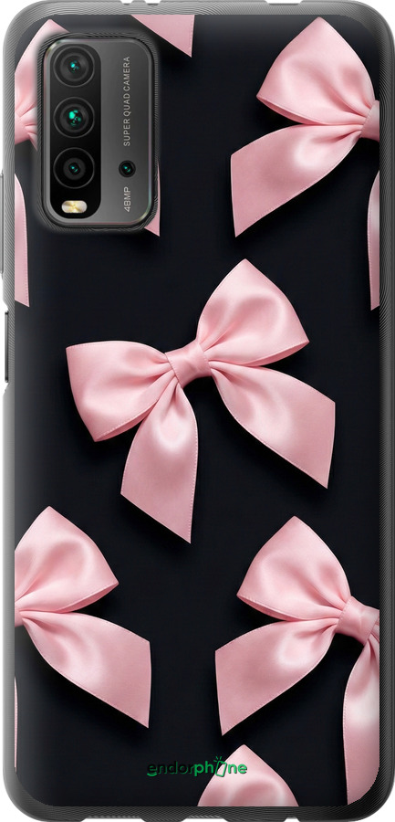 2D пластиковий чехол Coquette Ribbons Dark Coquette для Xiaomi Redmi 9T - 6767t-2257 изображение 