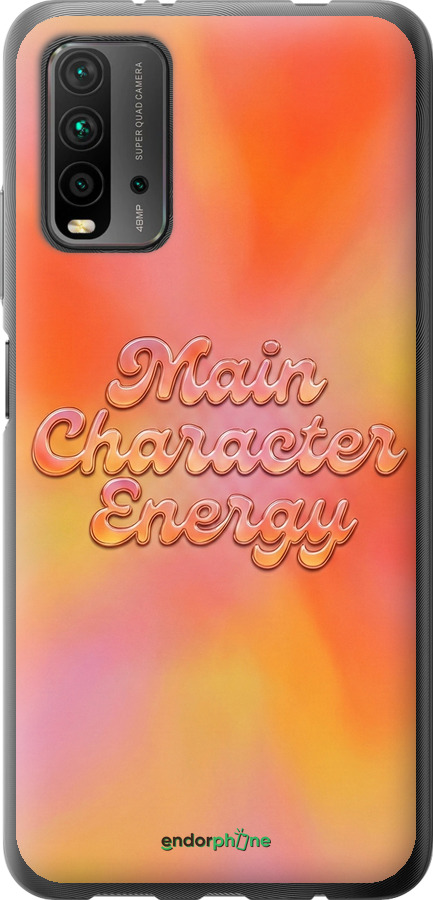 Силіконовий чехол Aura Gradient Main Character Energy Aesthetic Y2K для Xiaomi Redmi 9T - 6783u-2257 изображение 