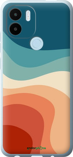 Силиконовый чехол В стиле ретро с волнами для Xiaomi Redmi A1 Plus - 6531u-2942 изображение 