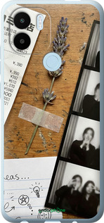 Силиконовый чехол Aesthetic Scrapbook Collage для Xiaomi Redmi A1 Plus - 6773u-2942 изображение 