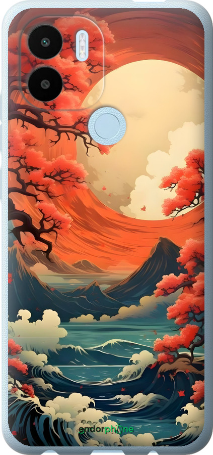 Силіконовий чехол Природа Японії для Xiaomi Redmi A1 Plus - 6327u-2942 изображение 