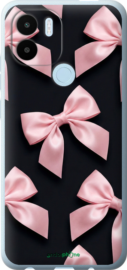 Силиконовый чехол Coquette Ribbons Dark Coquette для Xiaomi Redmi A1 Plus - 6767u-2942 изображение 
