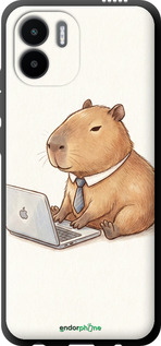 TPU чехол Funny Capybara CEO Working для Xiaomi Redmi A2 - 6777b-3026 изображение 