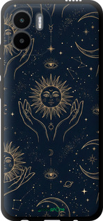 TPU чехол Celestial Harmony: Sun & Moon Gold Mystic Pattern для Xiaomi Redmi A2 - 6778b-3026 изображение 
