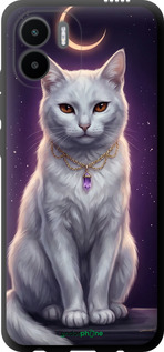 TPU чехол Mystic White Cat Gothic Dark Purple Gold для Xiaomi Redmi A2 - 6805b-3026 изображение 