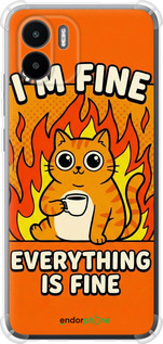 Силикон с усиленными углами чехол Funny Cat для Xiaomi Redmi A1 - 6786sp-2768 изображение 