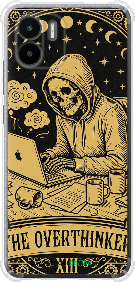 Силикон с усиленными углами чехол The Overthinker для Xiaomi Redmi A2 - 6774sp-3026 изображение 