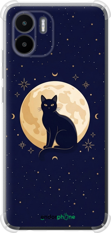 Силикон с усиленными углами чехол Cute Cat Celestial/Witchy для Xiaomi Redmi A1 - 6787sp-2768 изображение 