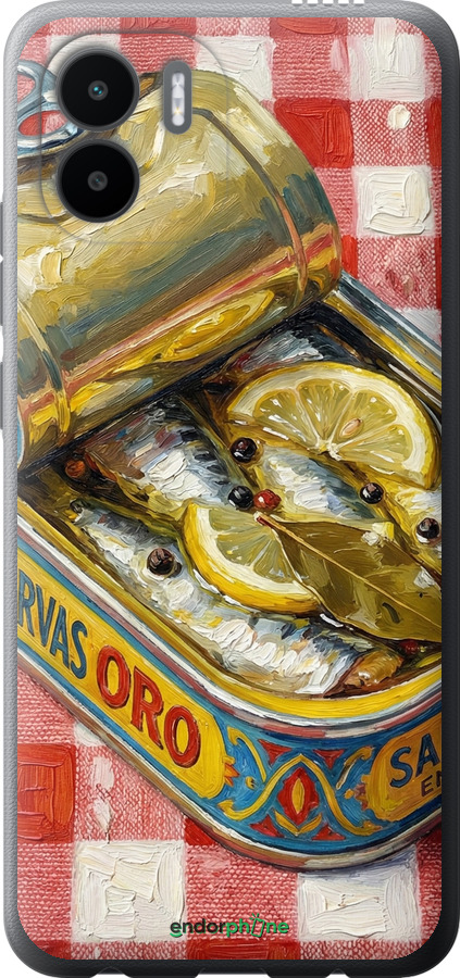 Силіконовий чехол Vintage Sardine Tin Phone для Xiaomi Redmi A2 - 6772u-3026 изображение 