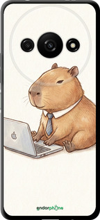 TPU чехол Funny Capybara CEO Working для Xiaomi Redmi A3 - 6777b-3657 изображение 