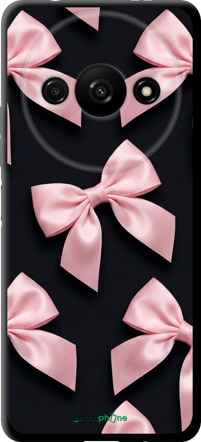 TPU чехол Coquette Ribbons Dark Coquette для Xiaomi Redmi A3 - 6767b-3657 изображение 