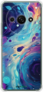 Силикон с усиленными углами чехол Арт акварель для Xiaomi Redmi A3 - 6329sp-3657 изображение 
