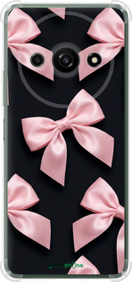 Силикон с усиленными углами чехол Coquette Ribbons Dark Coquette для Xiaomi Redmi A3 - 6767sp-3657 изображение 