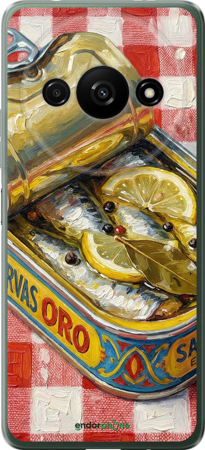 Силіконовий чехол Vintage Sardine Tin Phone для Xiaomi Redmi A3 - 6772u-3657 изображение 