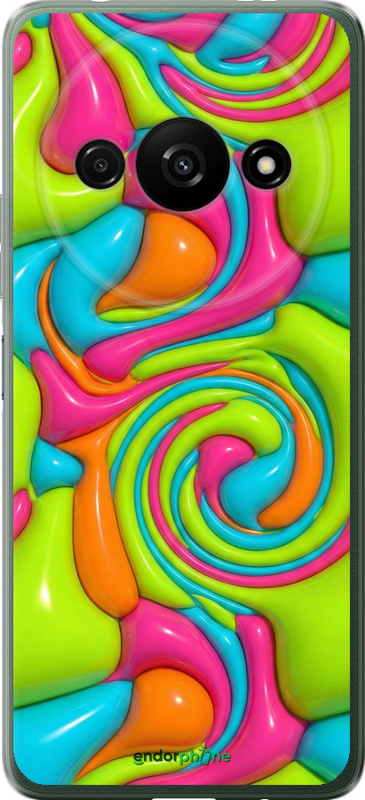 Силиконовый чехол Y2K Jelly Dream для Xiaomi Redmi A3 - 6780u-3657 изображение 