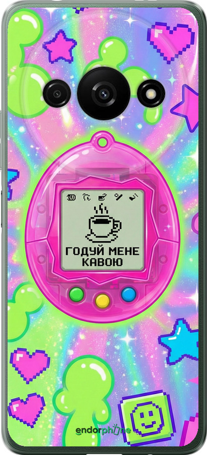 Силіконовий чехол Y2K Aesthetic Retro Pet: Годуй мене кавою для Xiaomi Redmi A3 - 6784u-3657 изображение 