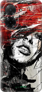 Силиконовый чехол Лицо девушки для Xiaomi Redmi A5 4G - 1162u-3926 изображение 