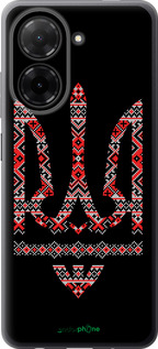 Силиконовый чехол Герб - вышиванка на черном фоне для Xiaomi Redmi A5 4G - 1196u-3926 изображение 