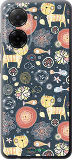 Силіконовий чехол Кошенята v4 для Xiaomi POCO C71 4G - 1224u-4146 изображение 